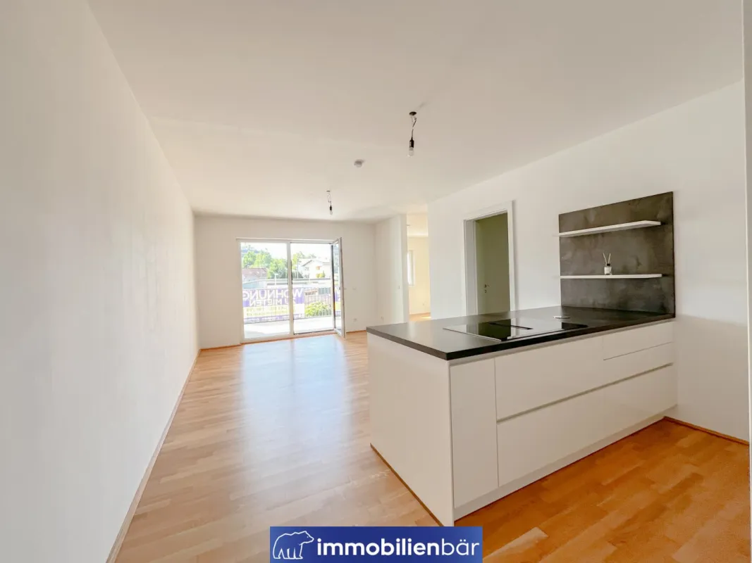 Modernes Wohnen in Grieskirchen – Neuwertige 4-Zimmer-Wohnung mit hochwertiger Küche - Balkon und Gartennutzung - Bild 1
