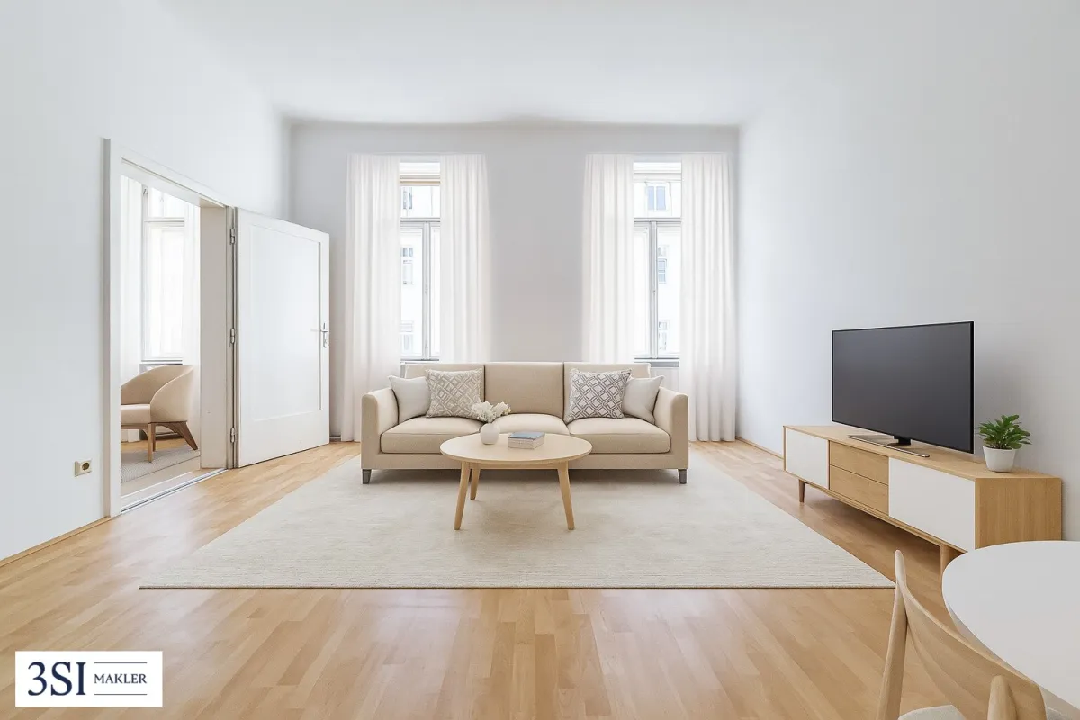 Malfattigasse 20: 2-Zimmer-Altbauwohnung für Kreative Köpfe - in Top-Lage des 12. Bezirks - Bild 1