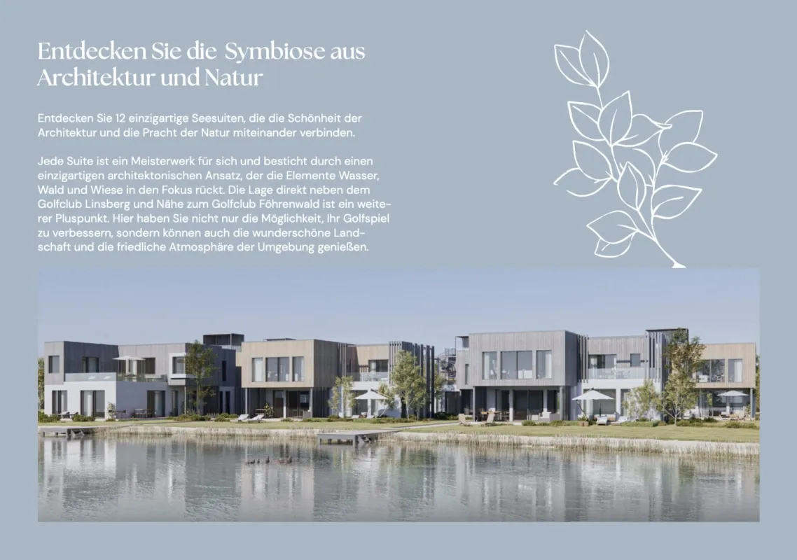 Seesuiten Lanzenkirchen – Gartensuite 12: Großzügiger Garten & Terrasse direkt am Badeteich - Bild 1