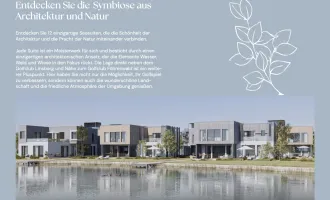 Seesuiten Lanzenkirchen – Gartensuite 12: Großzügiger Garten & Terrasse direkt am Badeteich