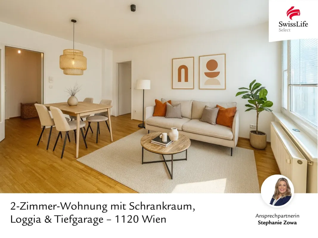 Urban.Durchdacht mit Loggia & Garagenplatz nahe Längenfeldgasse - Bild 1