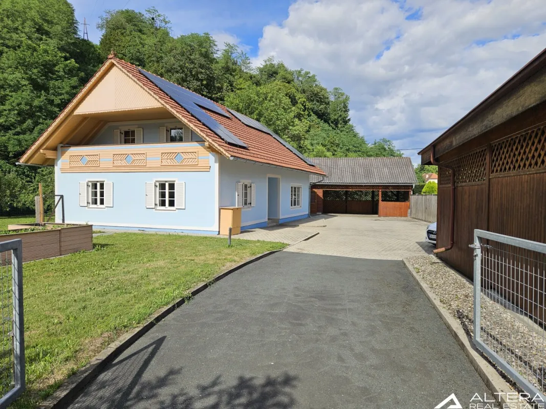 Eibiswald! - Ruhiges und gepflegtes Einfamilienhaus mit Ausbaupotential und Nebengebäude! - Bild 1