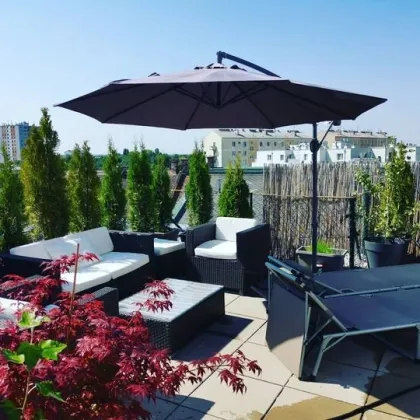 Sonne tanken über Schwechat – Wohnen mit Stil & Freiraum! ~118 m² Terrasse I Tiefgarage I Klimaanlage I Schnellbahn-Nähe - Bild 2