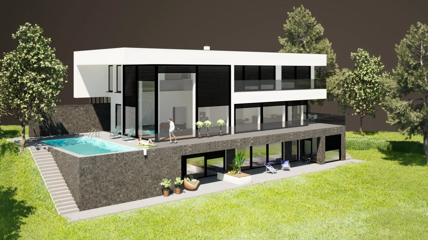 Traumhaftes Baugrundstück mit Fernsicht bis in die Berge - Ihr exklusives Zuhause, welches wir für Sie planen! - Bild 1