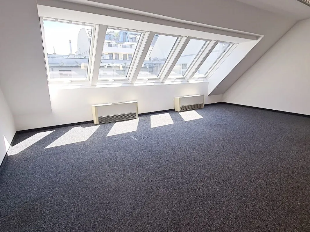 KLIMATISIERTES 50 m2 Coworking-Büro, Shared Office, 1 Zimmer, Gemeinschaftsküche, Tower-Server, 2 Toiletten, Siebenbrunnengasse - Bild 1