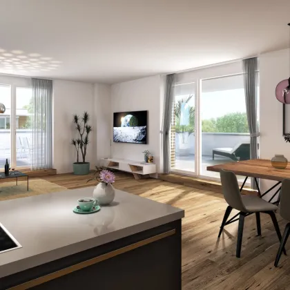 Exklusives Neubauprojekt im grünen Süden von Graz. TOP B03 – Gartenwohnung mit drei Zimmern, durchdachtem Grundriss und über 160 m² Freifläche - Bild 2