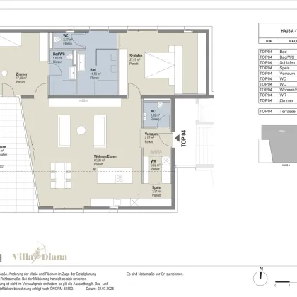 Top 04, 139 m² mit Terrasse im 1.OG, Mils bei Hall - Bild 2