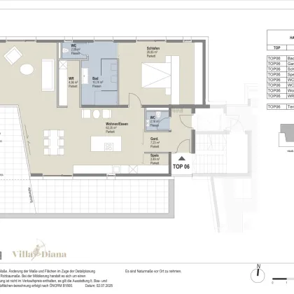 Top 06, 118 m² Dachgeschosswohnung, Mils bei Hall - Bild 3
