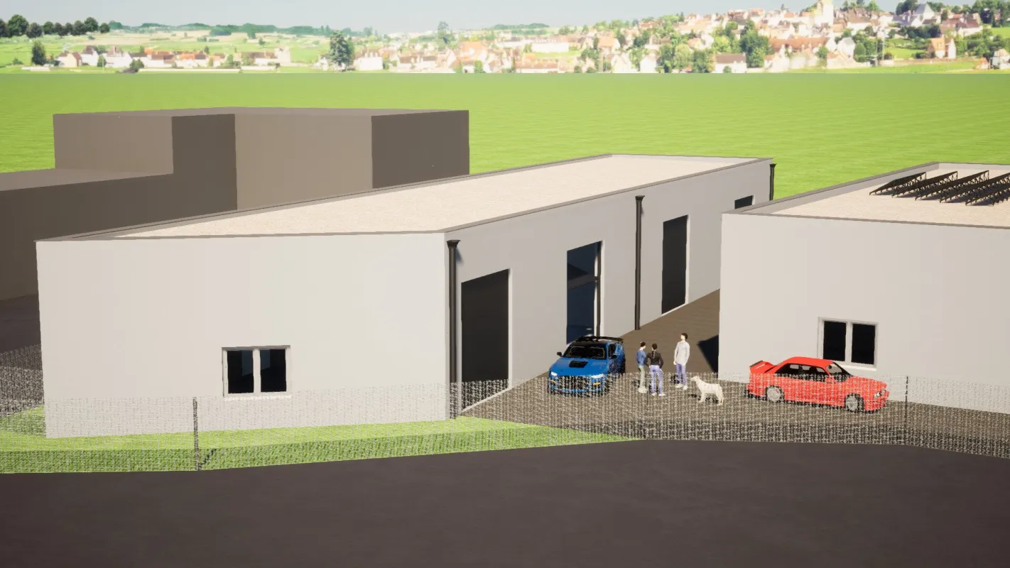 Genehmigungsfähige Ziegelmassiv Hallen in top Lage - Miete mit Kaufoption. - Bild 1