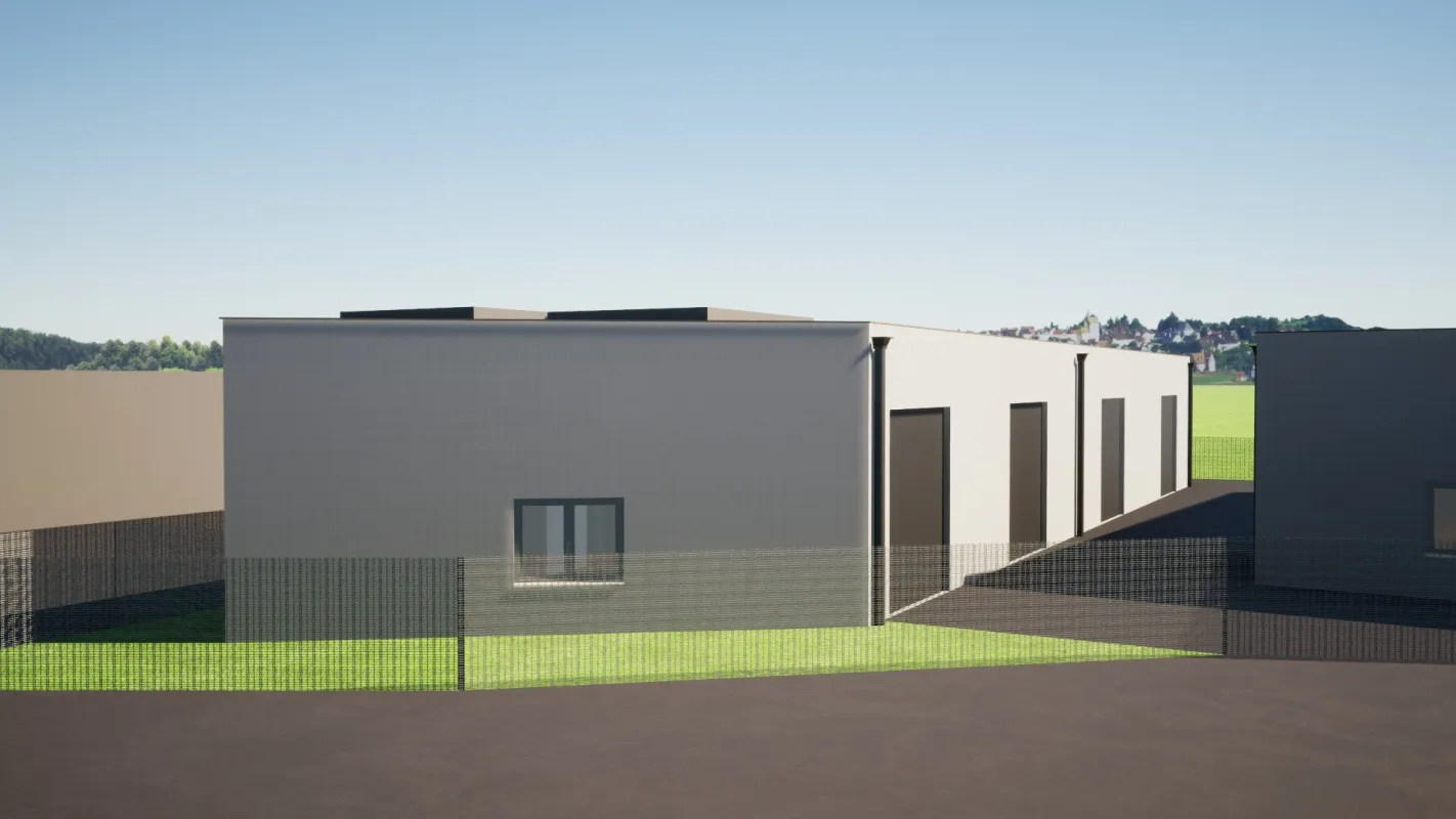 Top Deal // Hochwertige 50m² Neubauhalle mit elektrischem Tor und über 5m Deckenhöhe. - Bild 1