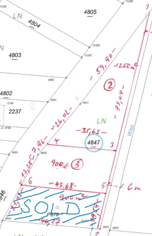 Grundstück(e) im Ort um € 30,- per m² - Bei der Weinidylle am Czaterberg - Bild 1