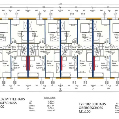 Reihenhausprojekt in Theresienfeld – Miete mit Kaufoption – Hochwertige Neubauten mit Garten in ruhiger Lage - Bild 3