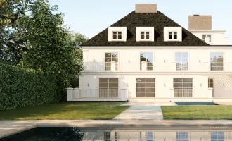 Exklusive STIL-VILLA mit riesigem GARTENAREAL, eingebettet in die malerischen Weinhänge und mit traumhaftem Panoramablick auf das Stift Klosterneuburg