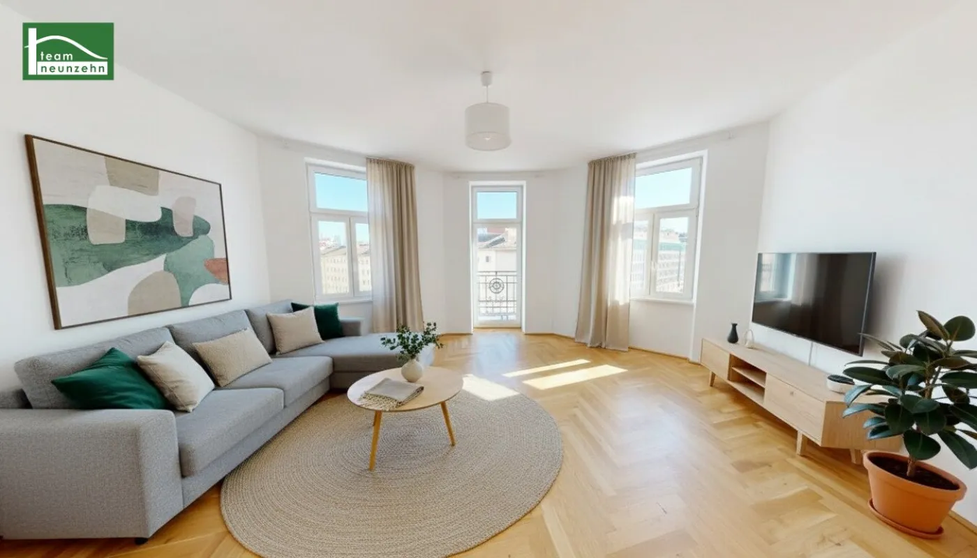 Attraktive 3-Zimmer-Wohnung mit Balkon und Premium-Ausstattung in 1030 Wien - Bild 1