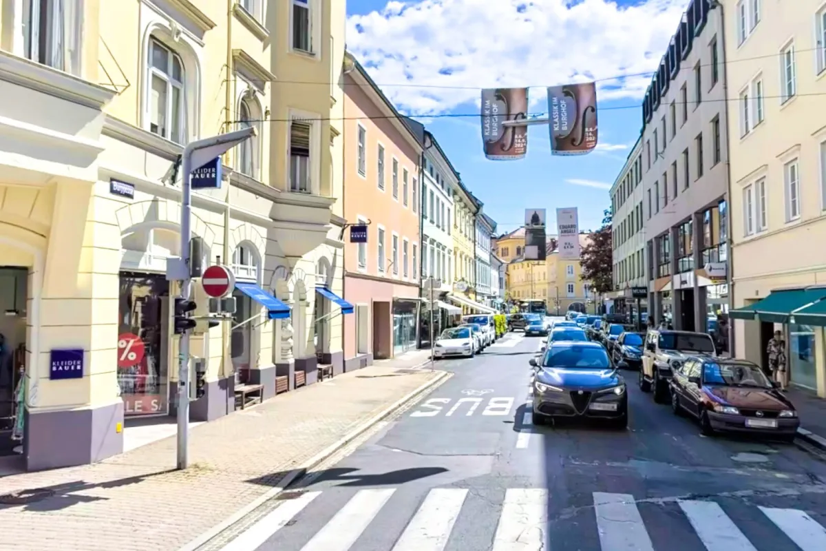 Zentrale Gewerbefläche in Klagenfurt – 53 m² im 1. Obergeschoss, ideal als Studio, Büro oder Verkaufsfläche - Bild 1