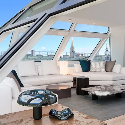 Lichtdurchflutetes LUXUS-Penthouse mit POOL und einzigartigen Ausblick im ZENTRUM von WIEN... - Bild 2
