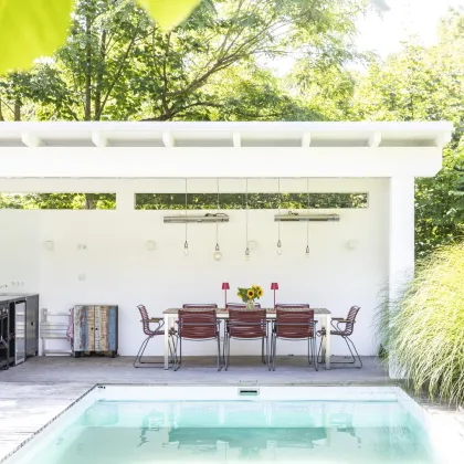 Natur trifft Moderne: Traumhaus mit prachtvollem Garten, Pool und nachhaltiger Ausstattung in Rekawinkel - Bild 3