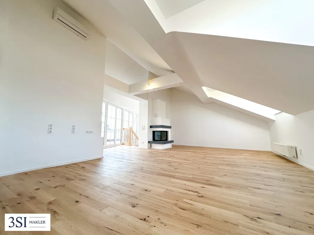 Elegantes Wohnen mit Wellness-Highlight: Dachgeschoßwohnung mit Terrasse und Sauna im 19. Bezirk - Bild 1