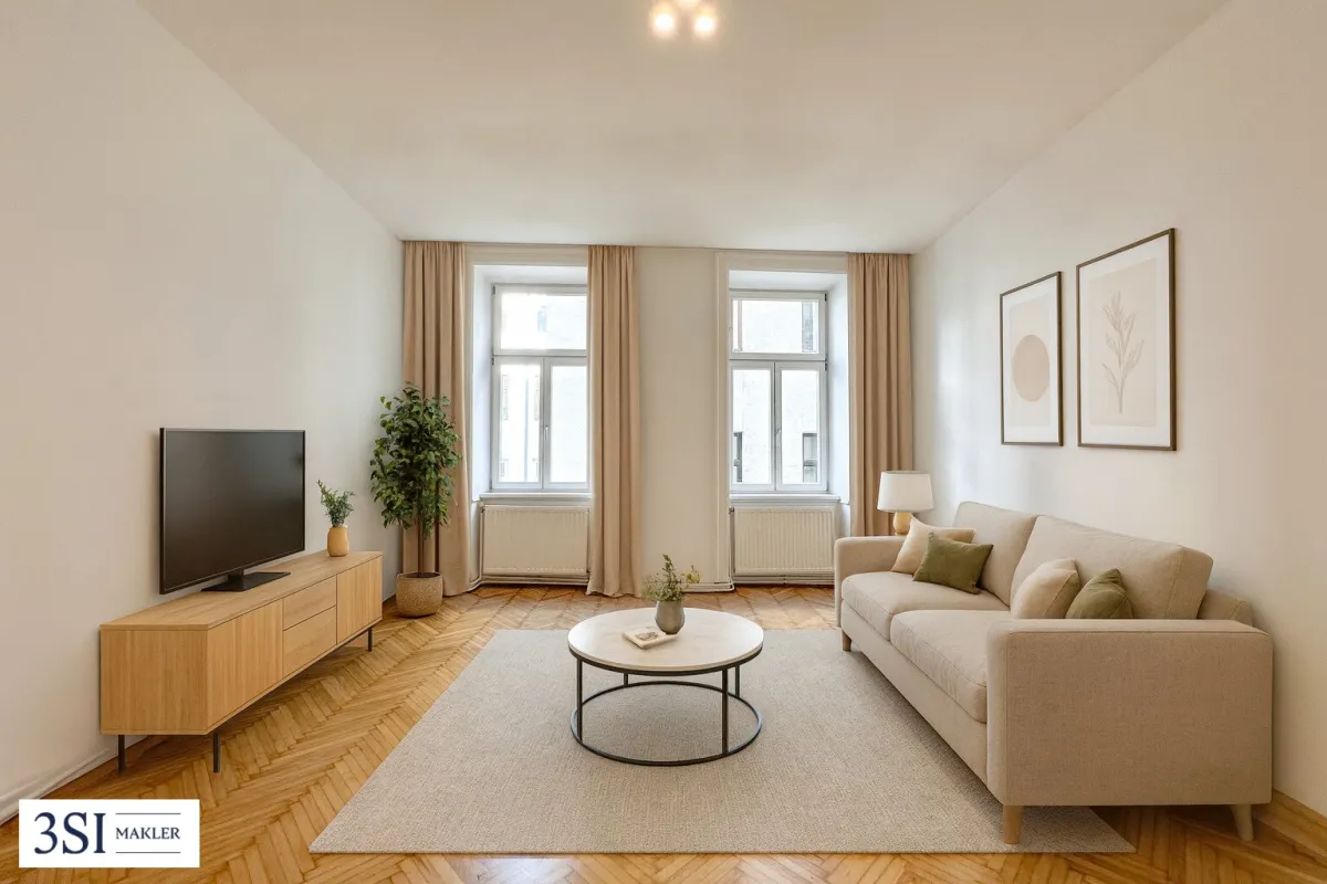 2-Zimmer Altbauperle am Donaukanal - Bild 1