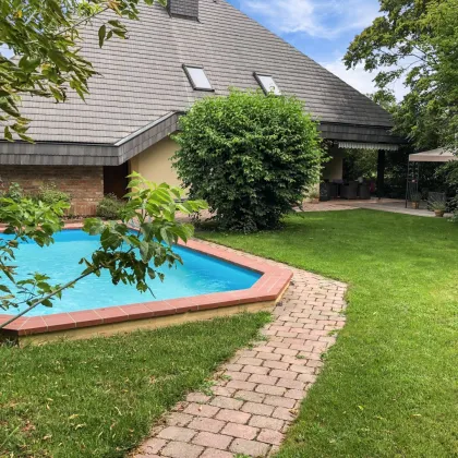 Einzigartige Villa mit Pool & Gartenparadies in Bestlage von Achau - Bild 3