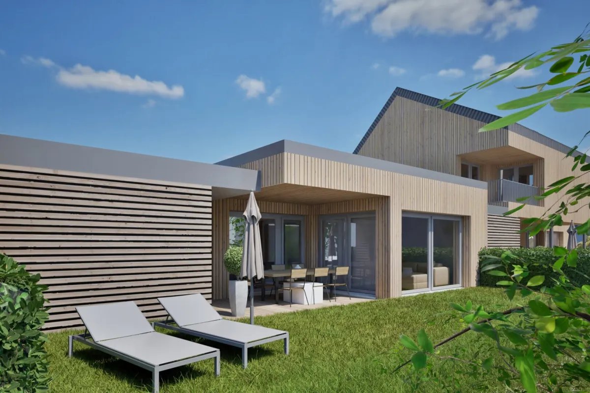 Green Vision – Das neue Holz-Reihenhausprojekt in Klagenfurt-Welzenegg - Bild 1