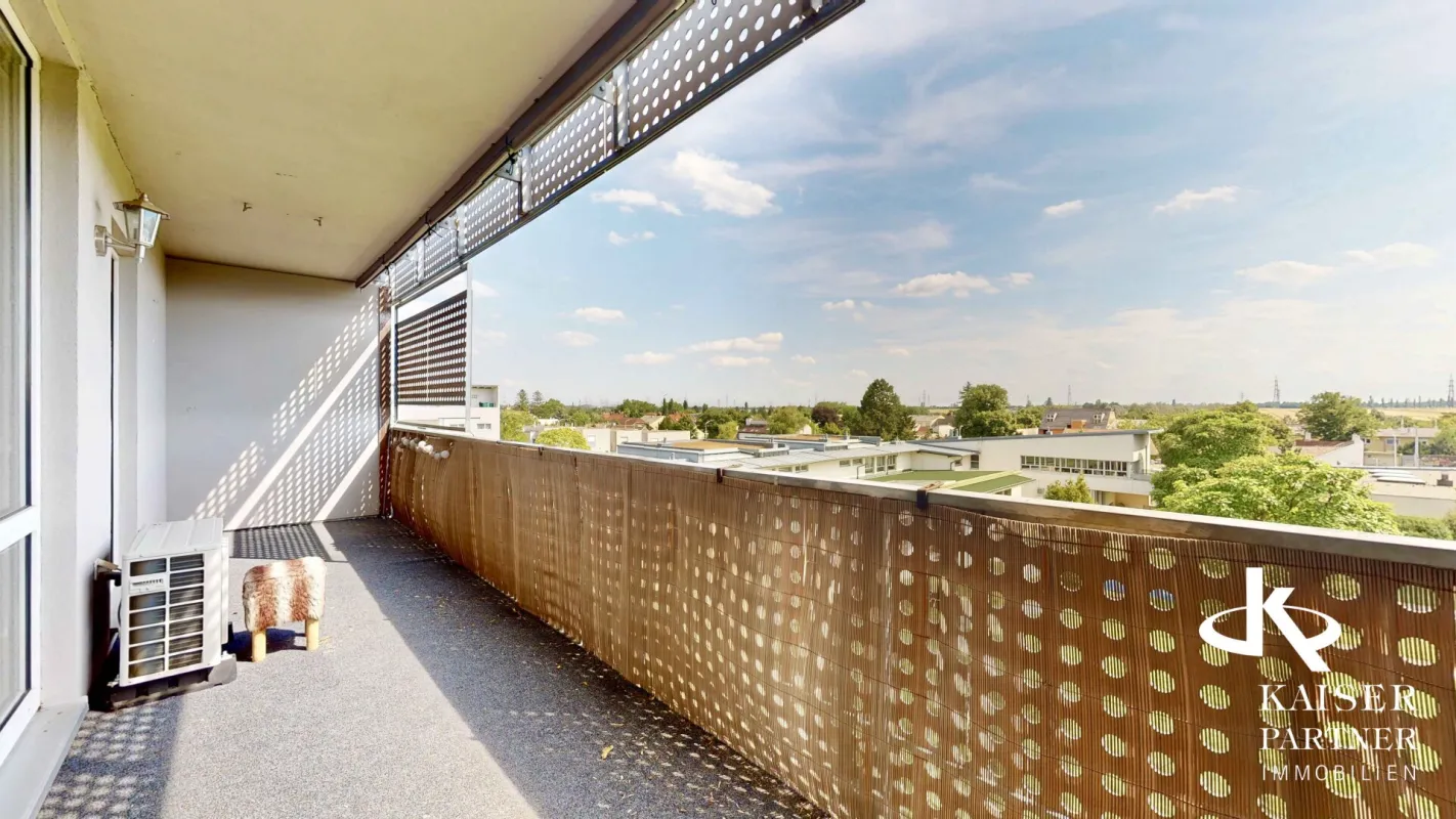 Urbaner Lebenstil in Oberlaa! Sensationeller Weitblick, moderne, offene 3-Zimmer-Wohnung mit großer 12,5m² Loggia! - Bild 1