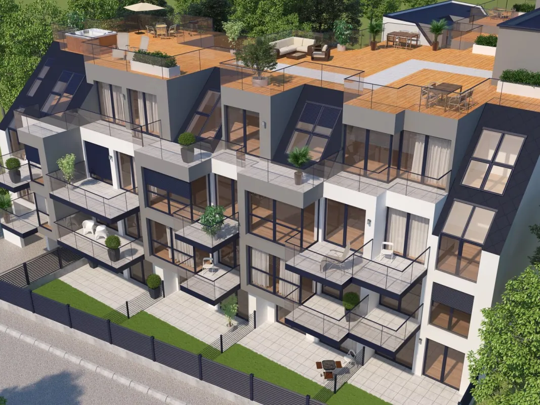 Luxury Living! Rent 1-6 months all incl.! Penthouse Luxury with Skyline+Kahlenberg View! Terrasse! Garage! - Bild 1