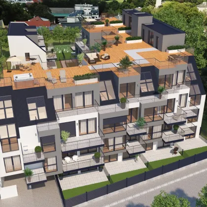 Luxury Living! Rent 1-6 months all incl.! Penthouse Luxury with Skyline+Kahlenberg View! Terrasse! Garage! - Bild 2