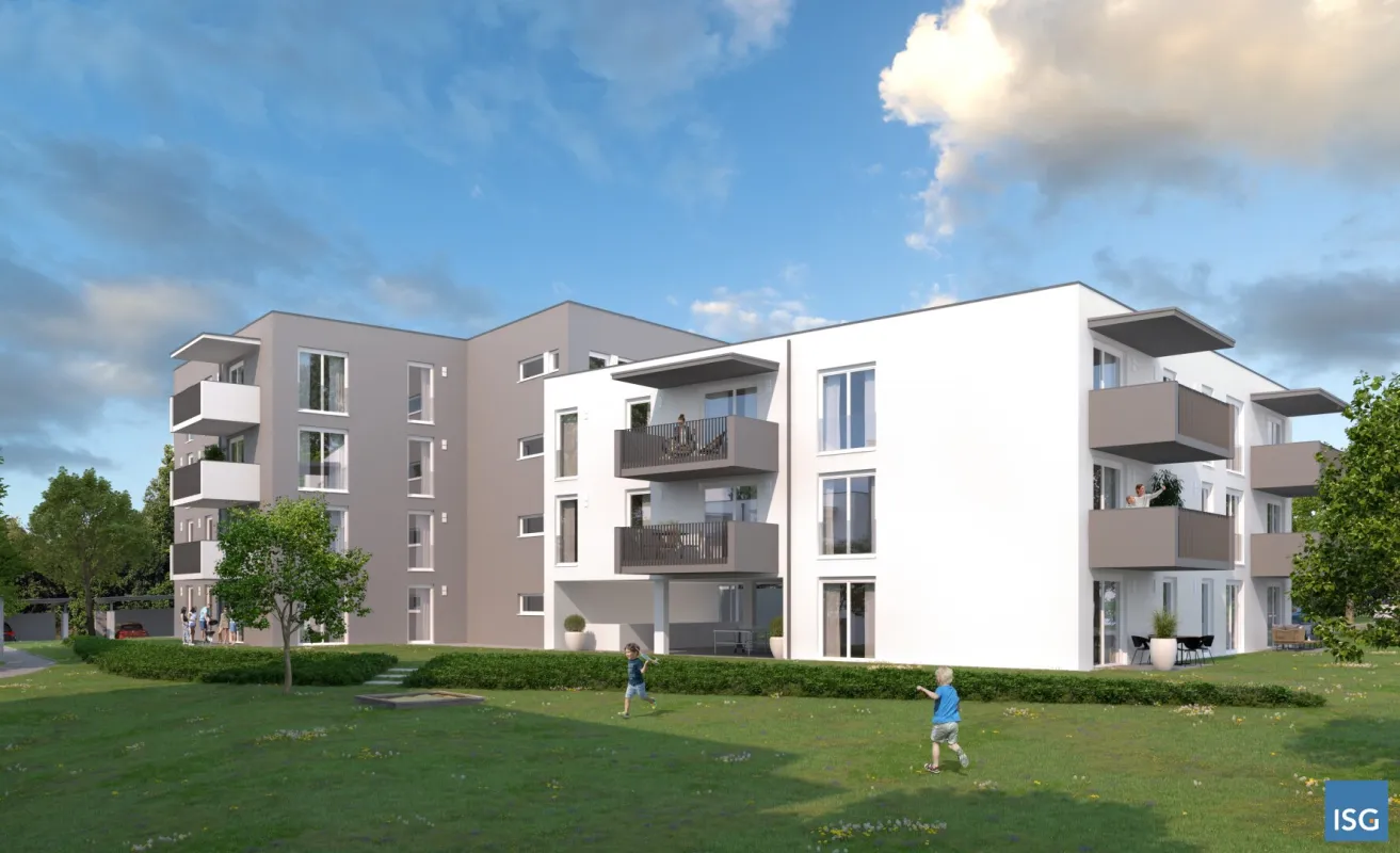 NEUBAU! 3-Zimmer-Mietkauf-Wohnung Top 4 im EG mit Eigengarten in Schärding (Eigenmittel erforderlich) - Bild 1