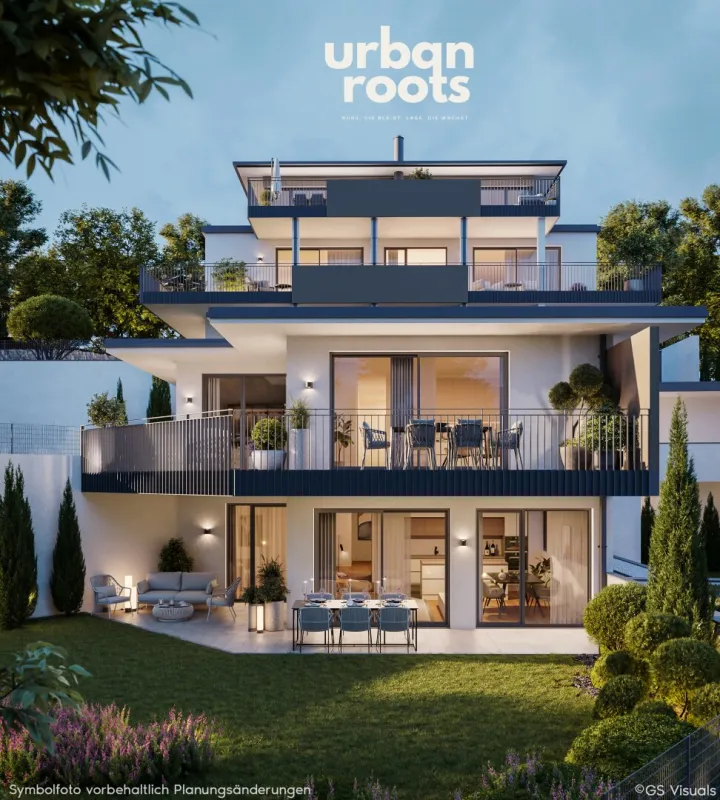URBAN ROOTS – 3 Zimmer-Wohnung mit südseitigem Garten und integriertem Kellerabteil - Bild 1