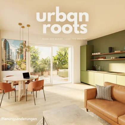 URBAN ROOTS – Raumstruktur mit Konzept: 3 Zimmer-Wohnung mit erstklassigem Ausblick und privatem Garten auf versetzter Ebene. - Bild 3