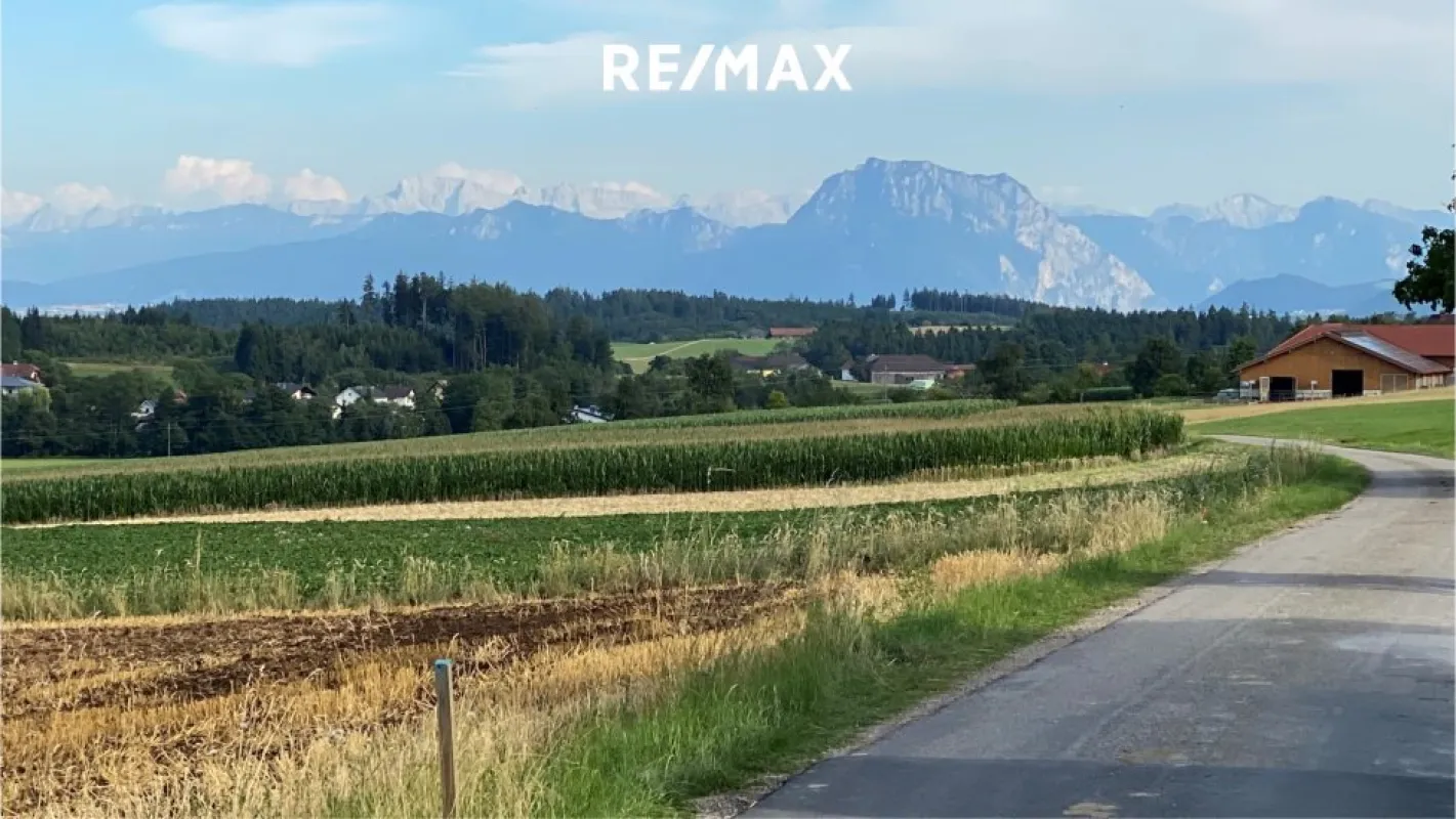 Baugrundstück mit Blick auf den Traunstein, in Ottnang am Hausruck - Bild 1