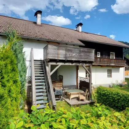 Eigentumswohnung mit großer westseitiger Terrasse und ostseitigem Balkon, Garten, Garage u. Parkplätze - Bild 2