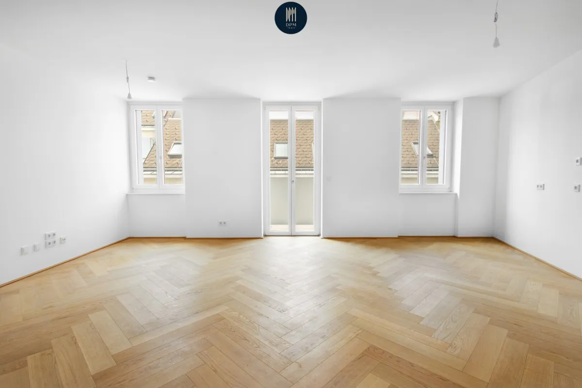 "Apostelhof" Charmante 3-Zimmer-Altbauwohnung mit Balkon -modern living im Altbau auf höchstem Standard mitten im 3. Bezirk - Bild 1