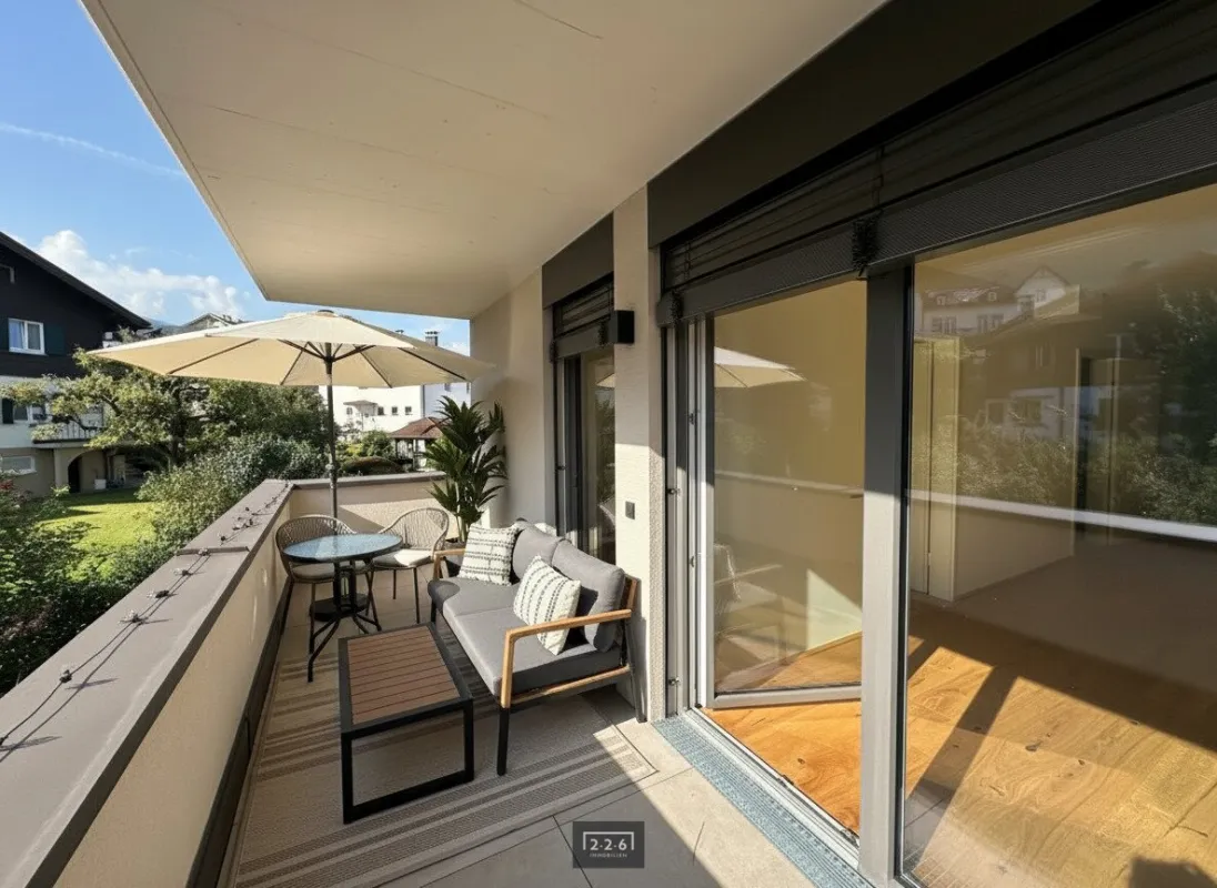 PREISREDUKTION NEUBAUWOHNUNG Stadtvillen SCHWAZ / 74 m² + Terrasse + Garten / Anlegerpreis netto € 381.416,43 - Bild 1