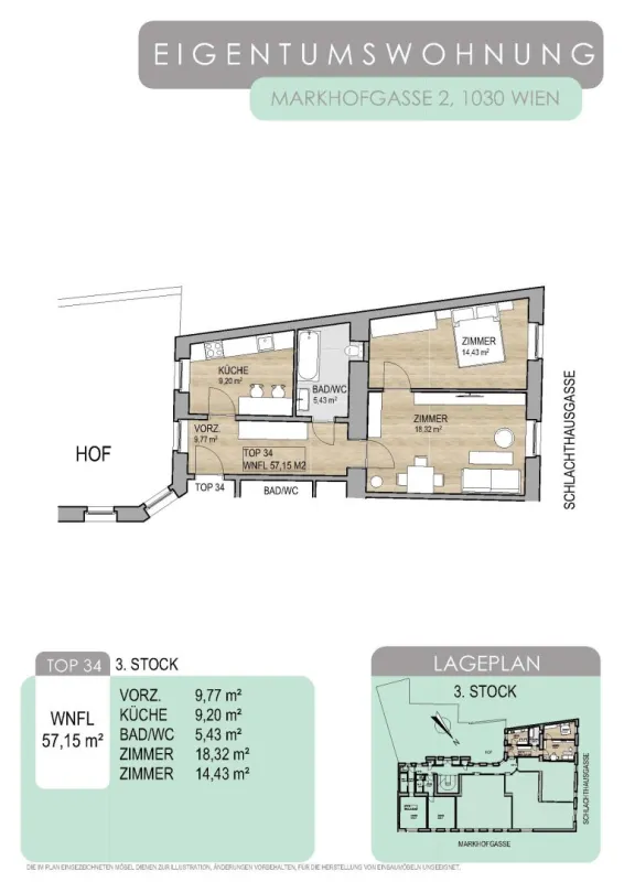 PROVISIONSFREIE sanierungsbedürftige Altbauwohung | Nähe U3-Station-Schlachthausgasse | Lift in Planung - Bild 1