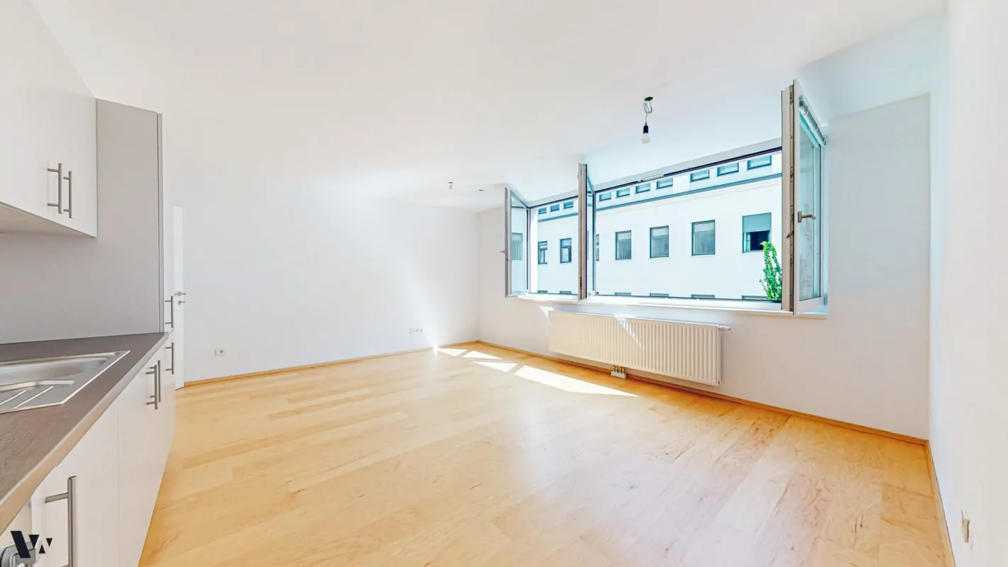 URBANER & MODERNER ERSTBEZUG | HELLE 1-ZIMMER-NEUBAUWOHNUNG | IDEAL FÜR SINGLES & ANLEGER - Bild 1
