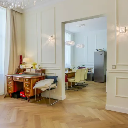 Klassischer Altbau trifft modernes Raumkonzept - 4 Zimmer-Wohntraum nahe Wien Mitte - Bild 2