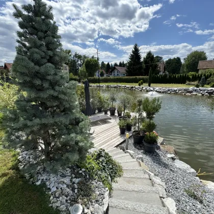 Exklusive 3,5-Zimmer-Gartenwohnung mit direktem Naturteich-Zugang und Süd-West-Loggia in Unterpremstätten bei Graz - Bild 2
