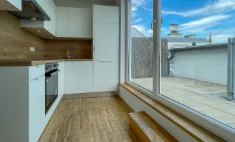 DG-Maisonette mit Terrasse – Wohnen auf zwei Ebenen in ruhiger Stadtlage mit Weitblick