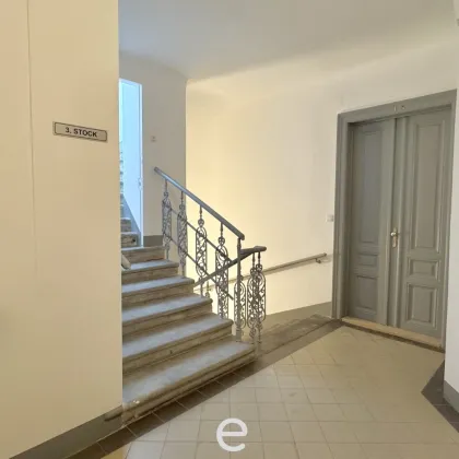 Ruhige Hoflage im Gründerzeithaus – 1-Zimmer-Wohnung belagsfertig I 2. OG, TOP 15 - Bild 2