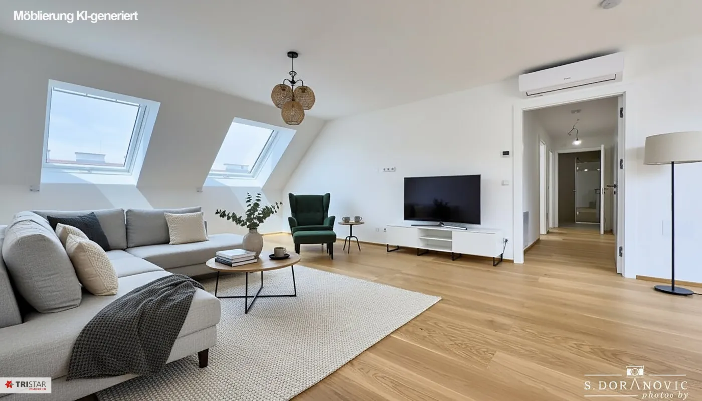 NEU! ++ NÄHE SCHÖNBRUNN ++ EXKLUSIVER DACHAUSBAU IM GRÜNDERZEITHAUS ++ BEZUGSFERTIGES EIGENTUM IN TOPLAGE – 1120 WIEN ++ - Bild 1