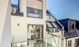 Elevate 1090 – Erstbezug: Dachgeschoss - Maisonette Wohnung (klimatisiert) mit Balkon und Terrasse nahe U6 Alser Straße, AKH!