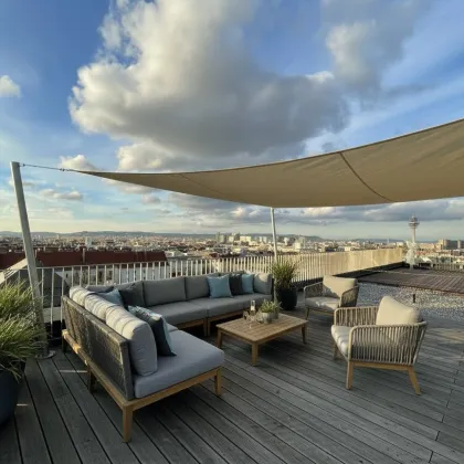 The View! Penthouse Loft mit Dachterrasse samt Wien-Panorama-Blick in der Brotfabrik Wien! - Bild 3
