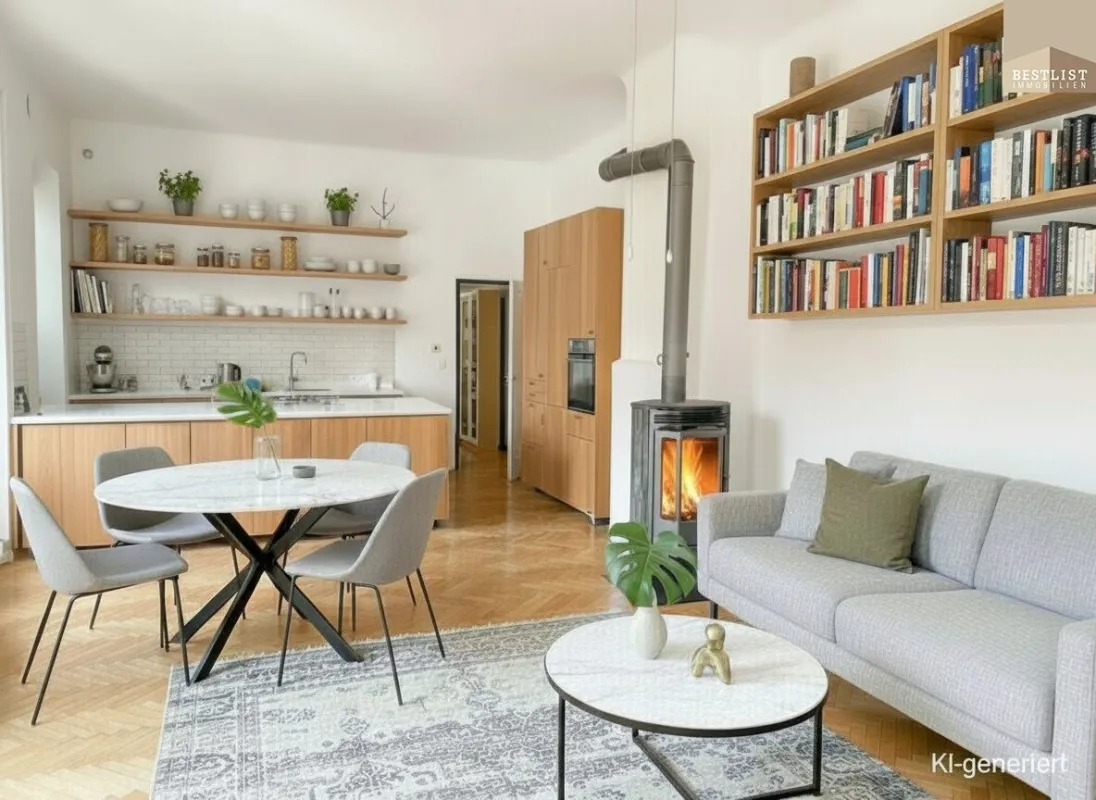 Großzügige, stilvolle Wohnung mit Charakter - Bild 1