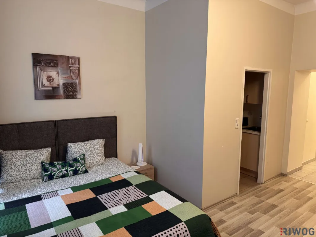 Südwestseitige Altbauwohnung nähe Laubepark - bezugsfertig und möbliert - Bild 1