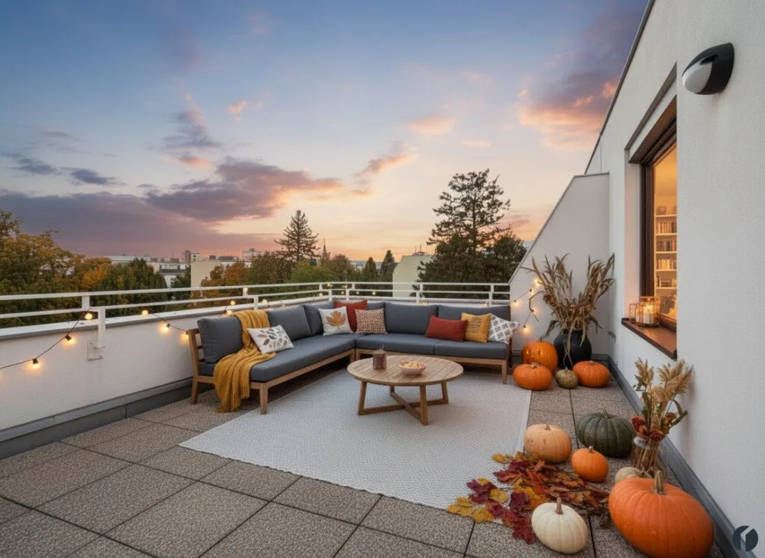 Rooftop-Refugium mit 2 uneinsehbaren Terrassen! 2-Zi-Apartment zentral & Ausblick mit Wow-Effekt. - Bild 1