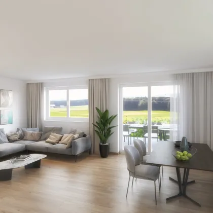 FernBlick 3: 4-Zimmer-Neubauwohnung mit großer Dachterrasse in Perwang am Grabensee - Bild 2