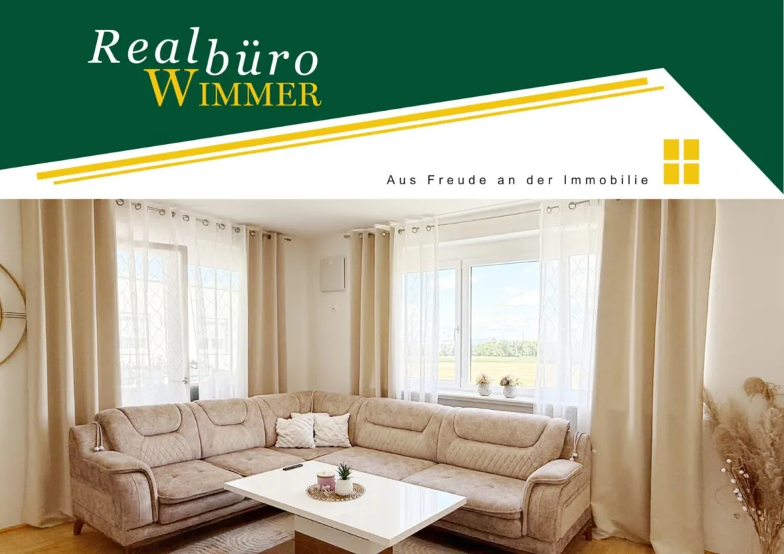 Sehr schöne 3-Zimmer-Wohnung mit Blick ins Grüne - Bild 1
