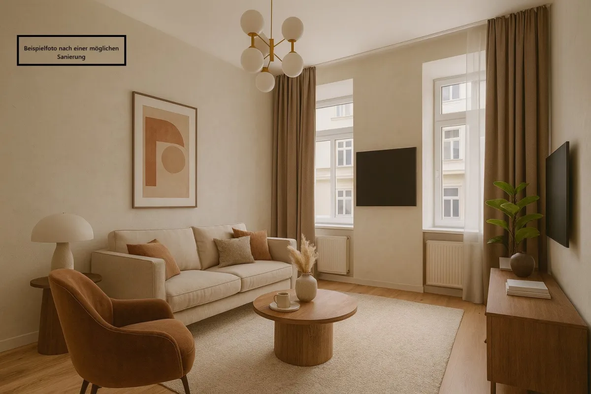 ++NEU++ Renovierungsbedürftige 4-Zimmer Altbauwohnung im Erdgeschoss! - Bild 1